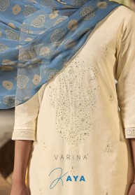 Omtex Varina Kaya Linen Cotton Dress Materials